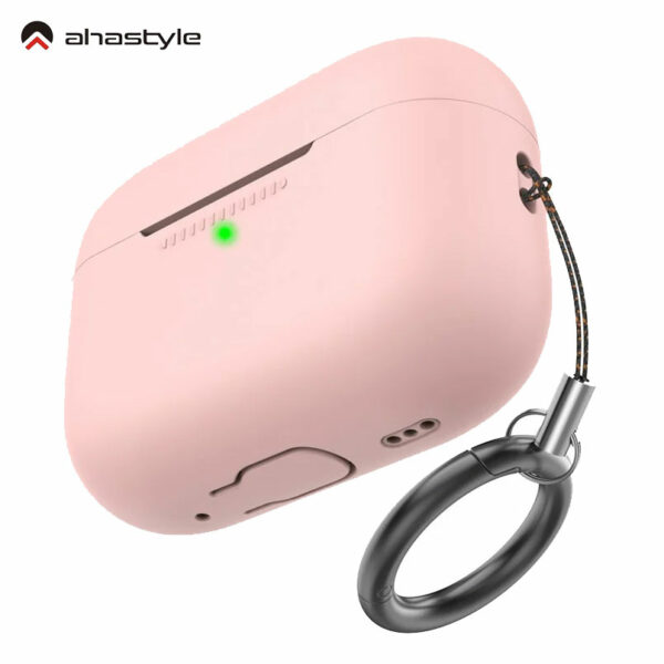 AHASTYLE Silicone Case for Apple AirPods Pro 2 Pink
