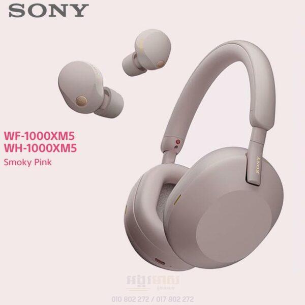 Sony WH-1000XM5 Wireless|Noise Canceling (Smoky Pink)