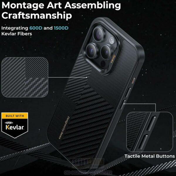 BENKS Montage ArmorPro Case with Kevlar®16 Pro Max (New) - Image 3