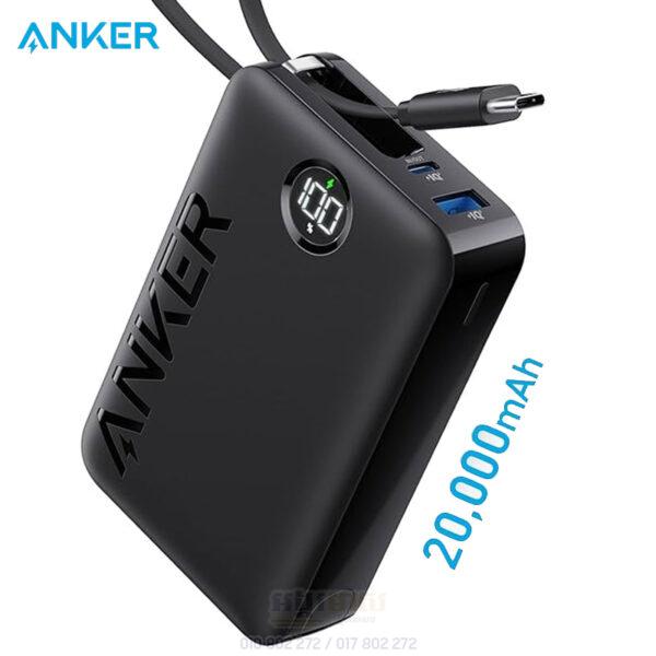 Anker Power Bank 20k, 22.5W Cable built