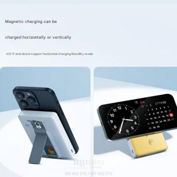 Anker Power Bank MagGo Magnetic Foldable Stand–1,0000mAh Tom and Jerry - Image 3