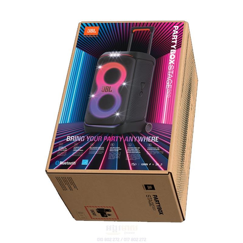 JBL PartyBox On-The-Go Essential Portable Speaker Top Leading