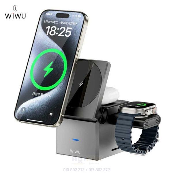 Wiwo 3-in-1 Wireless Charging Stand15W (In Stock)