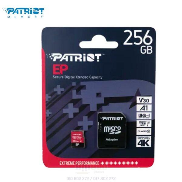 PATRIOT Micro SD Card SDXC V30 256G (Class 10)