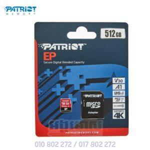 PATRIOT Micro SD Card SDXC V30 512G (Class 10)