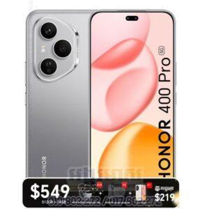 Honor 400 Pro 5G 512G+24G (Now In Stock)