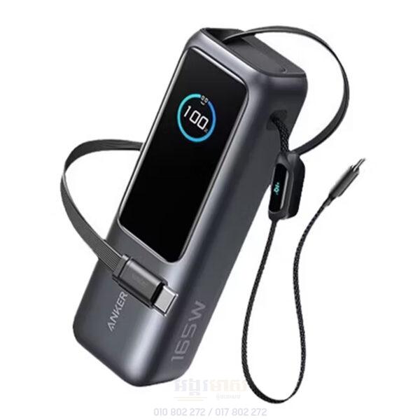 Anker Laptop Power Bank 25k, 165W Built-In and Retractable Cables - Image 2