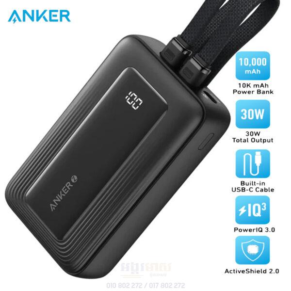 Anker Power Bank 20k 30W 2-Cable built USBC