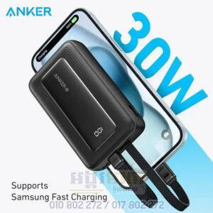 Anker Power Bank 10k 30W 2-Cable built USBC