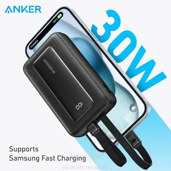 Anker Power Bank 10k 30W 2-Cable built USBC