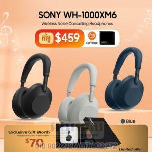 Sony WH-1000XM6|Wireless Noise Cancelling|Headphones (Pre Order)