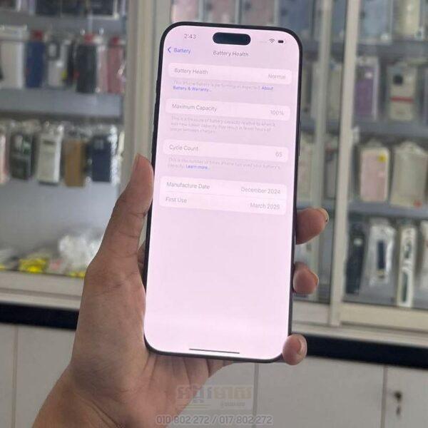 Used iPhone 16 Pro Max 256G (99%) SIM2 - Image 2