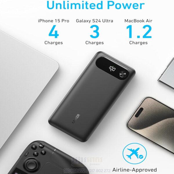 Anker Power Bank 20000mAh, 87W Cable built - Image 4
