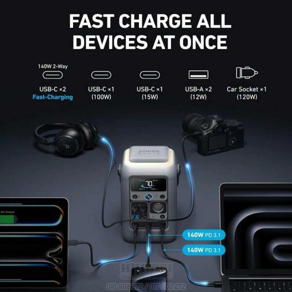 Anker Solix Power Bank Station C300 DC 288Wh 90000mAh 300W - Image 3