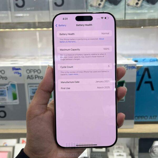 Used iPhone 16 Pro Max 256G (99.9%) CA/A - Image 4