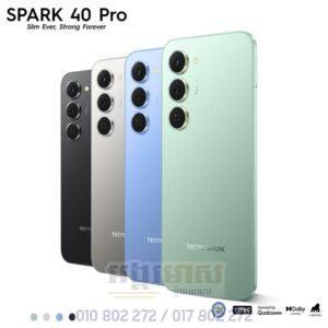 Tecno Spark 40 Pro 256G+16G (In Stock)