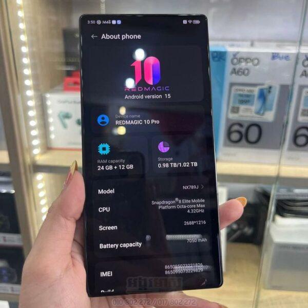 Used Red Magic 10 Pro 1TB Black 99% - Image 2