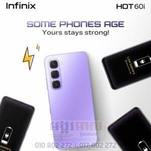 Infinix Hot 60i 128GB|4GB ធានា១ឆ្នាំ