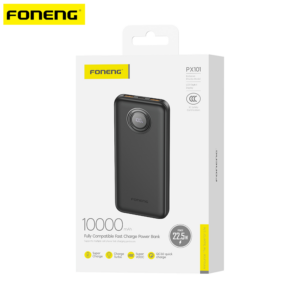 FONENG PX101 10000mAh Power Bank (22.5W & 3 Outputs)