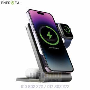 Energea MagTrio 3-In-1 MagSafe Compatible Wireless Charging Stand