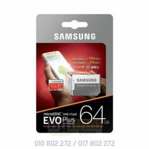 Samsung Memory microSDXC UHS-I Card, EVo Plus - 64GB
