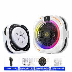TH19 Portable Magnetic Phone Cooler AI Smart Temp Control Cooling for IOS Android