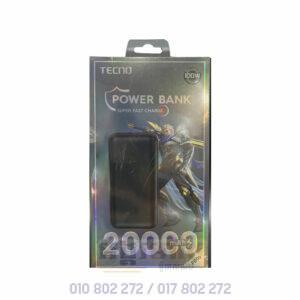 Tecno 20000mAh 100W Super Fast Charge Power Bank PB05